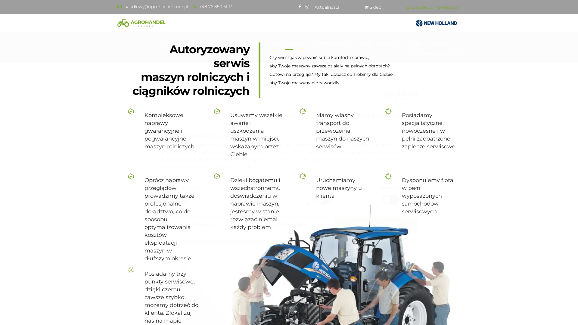 Awaria ciągnika lub kombajnu w trakcie prac polowych – jak szybko wrócić do pracy?