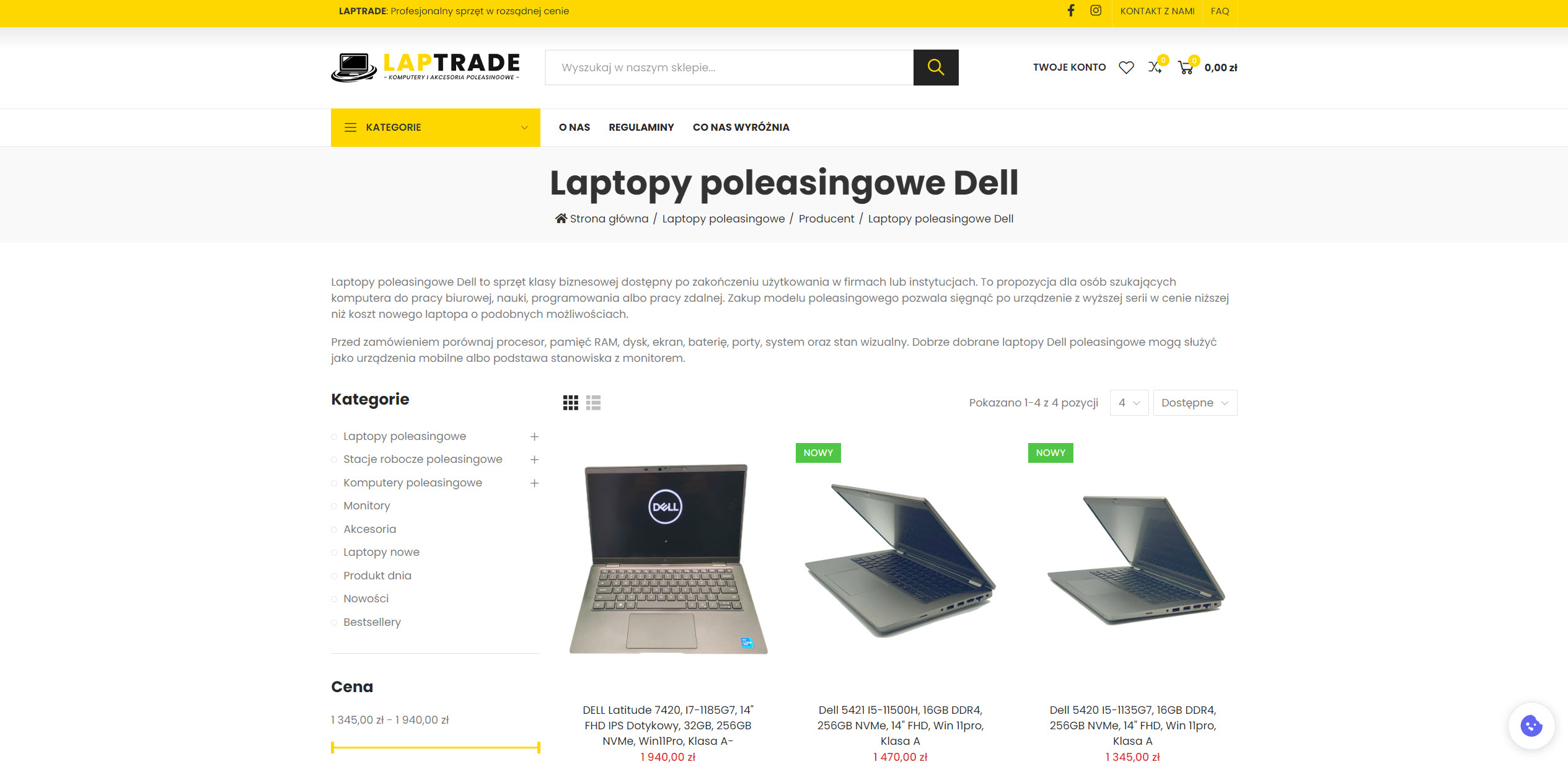 Jakie parametry techniczne powinny mieć laptopy poleasingowe Dell do pracy z wieloma programami naraz?