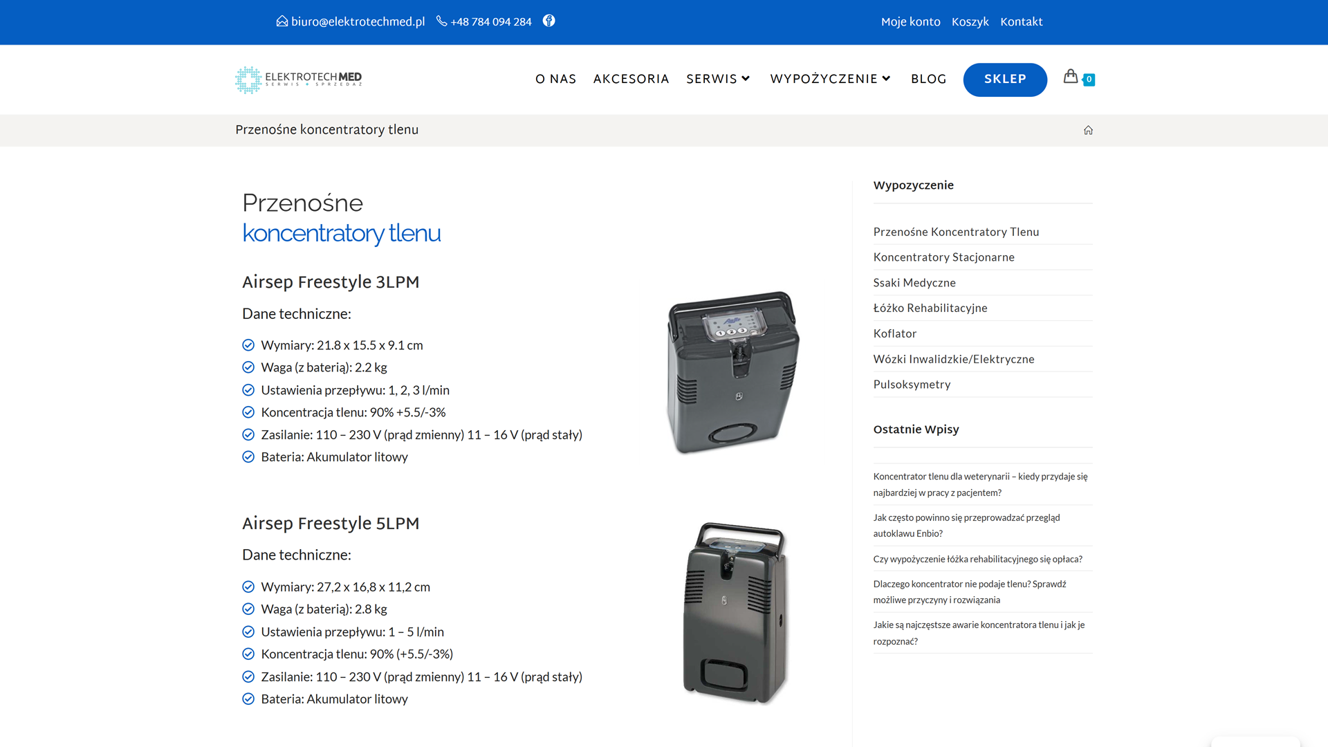 Przenośne koncentratory tlenu a koncentratory stacjonarne – czym się różnią?